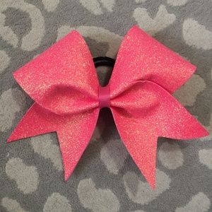 Sparkly cheer bow
